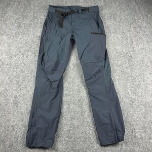 RevolutionRace‎ Pants Mens Medium 31-32 Gray Hiking Outdoor RVRC Zip Pockets